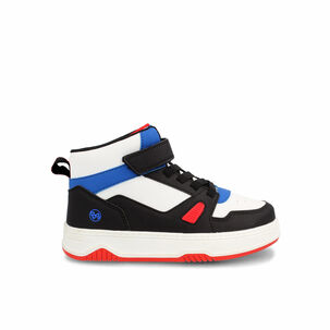 Zapatilla Ni&ntilde;o Bubblegummers Centennial Negro - Blanco